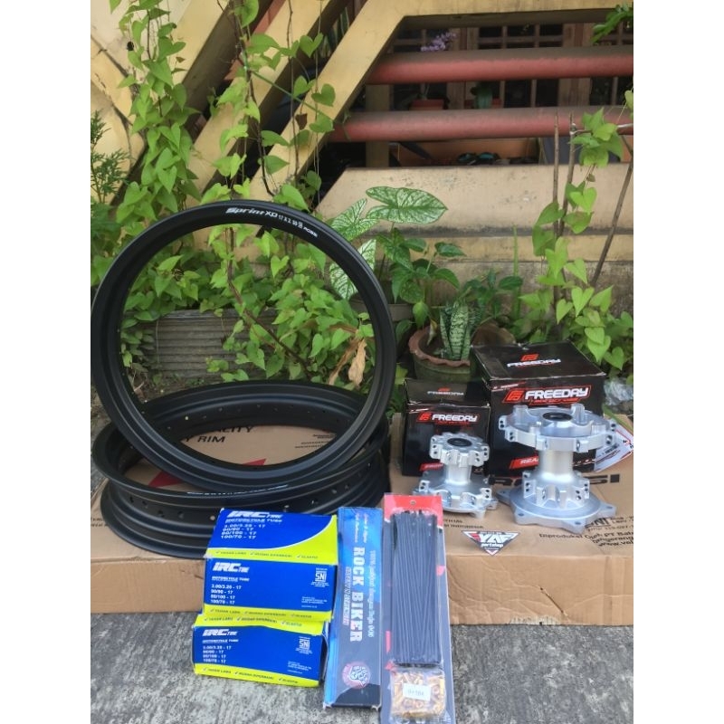 Wheelset Supermoto CRF 160, 185, 215, 250, 300, 350 bebas request