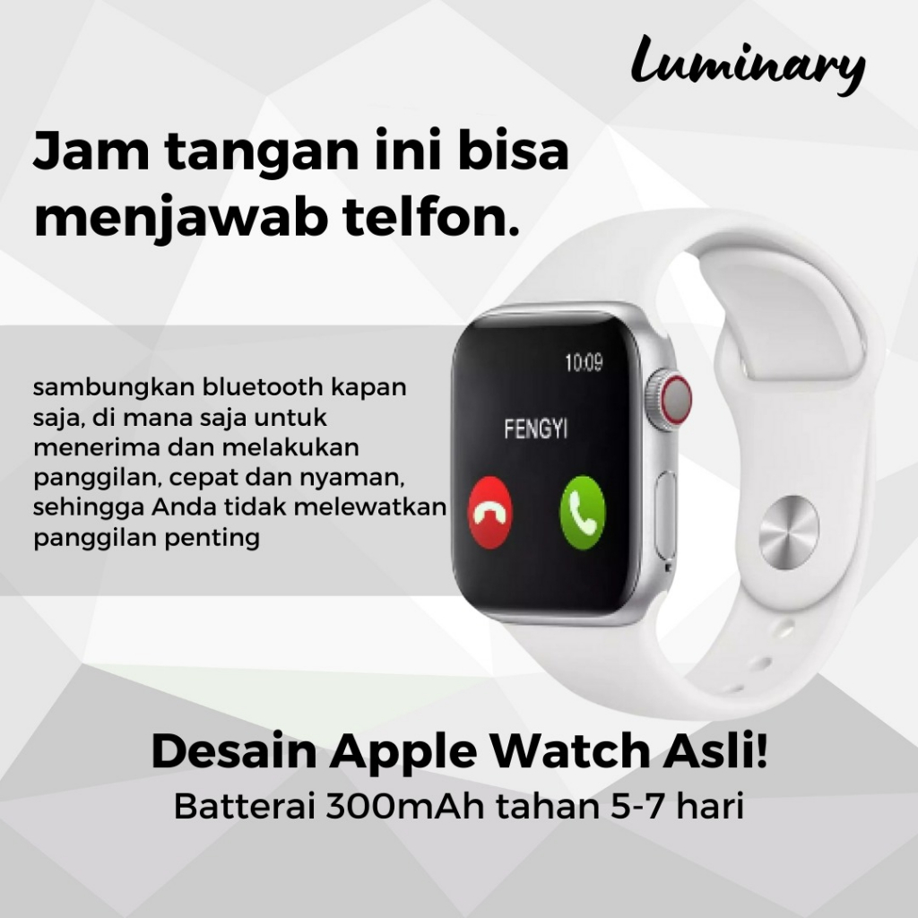 SmartWatch Smart Watch X7 Jam Tangan Pintar Sport Fitness Digital Bluetooth Layar Sentuh touch screen touchscreen Pria Wanita Anti Air Waterproof Tahan Air Dengan Pedometer Heart Rate Monitor pengukur detak jantung penghitung langkah dan kalori olahraga