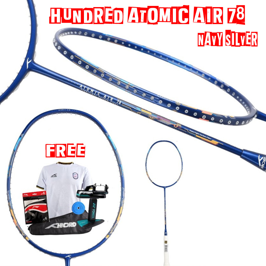 Raket Badminton Hundred Atomic Air 77 Original