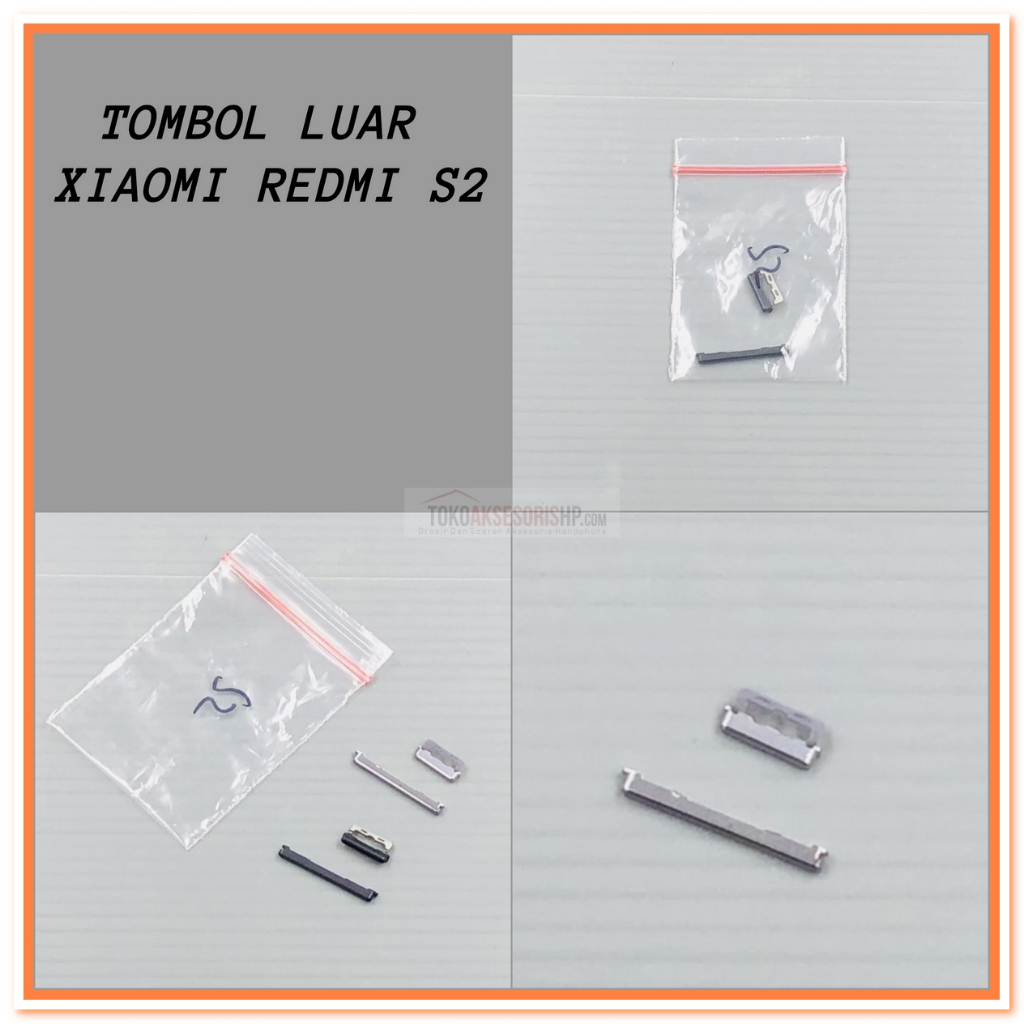 TOMBOL LUAR POWER XIAOMI REDMI S2 / TOMBOL ON OFF VOLUME REDMI S2