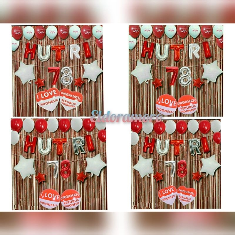 Paket Dekorasi Dirgahayu Hut RI / Dirgahayu Hut RI 17 Agustus