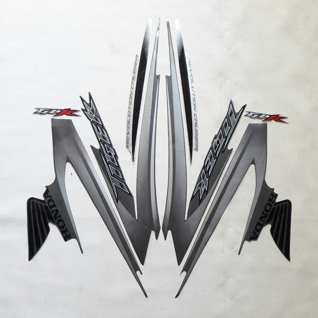 sticker striping body motor tiger revo 2009 abu