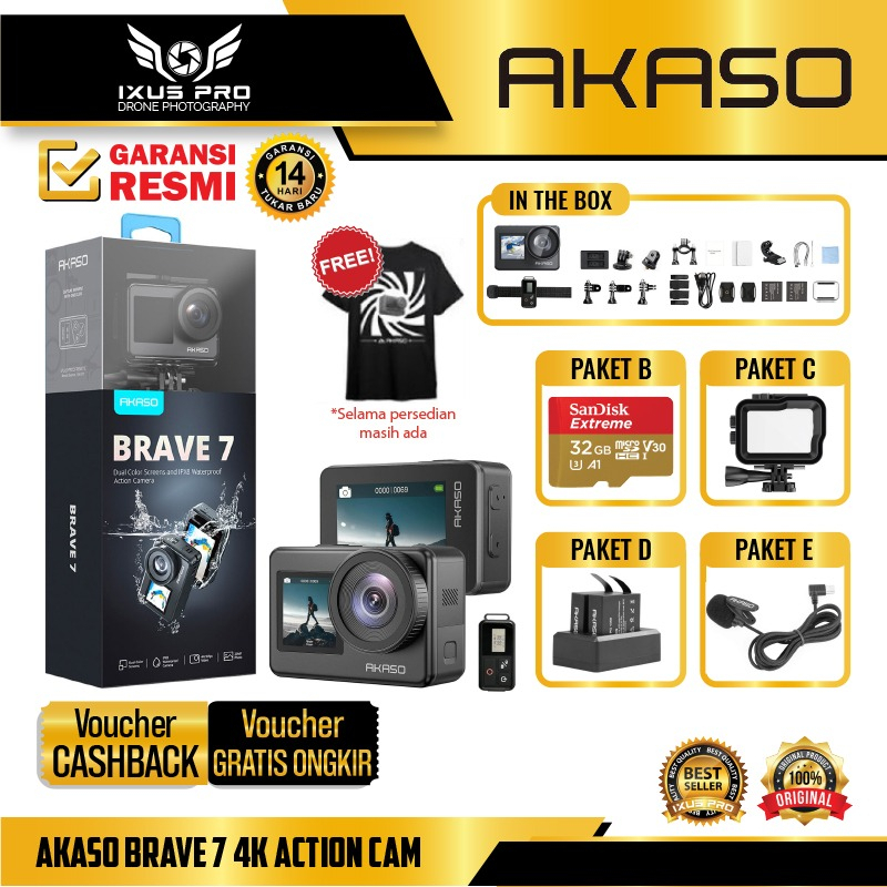 Akaso Brave 7 4K Action Cam Camera Akaso Brave7