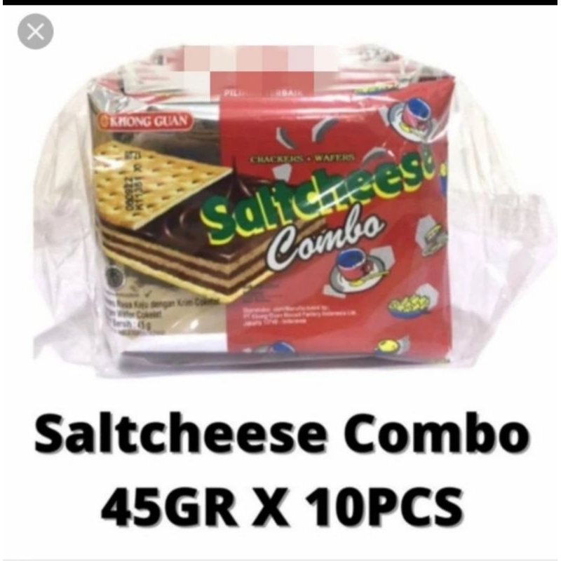 

Saltcheese Combo Biskuit + Wafer 45 Gram 1 Pack isi 10 Pcs