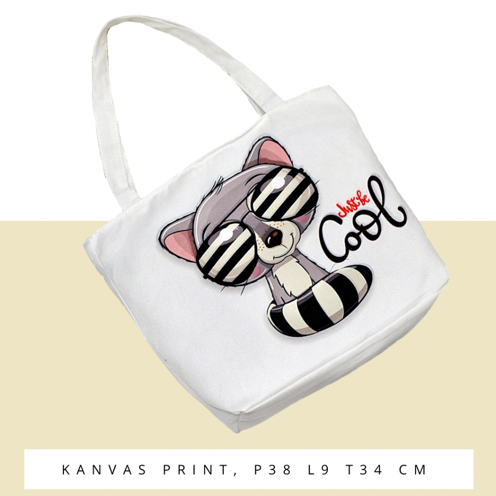 (Monggo Bisa COD) GOODIE / TOTE BAG KANVAS KREM MURAH SABLON TOTEBAG tulisan cap orang tua Totebag putih gambar