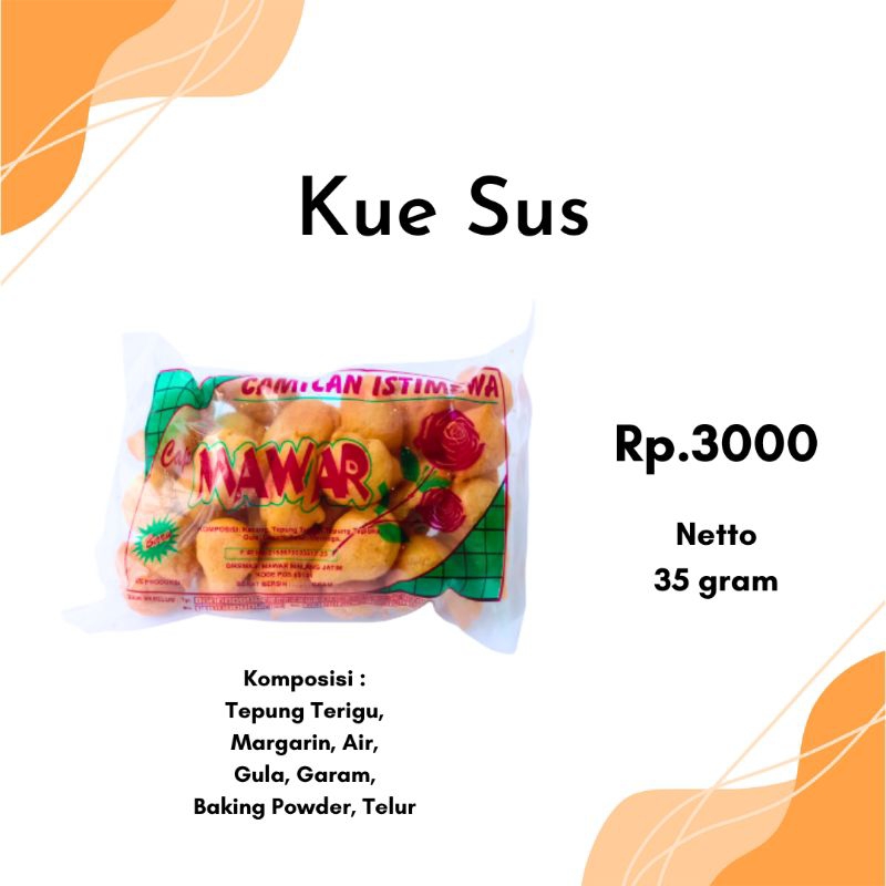 

Mawar Kue Sus 35 gram