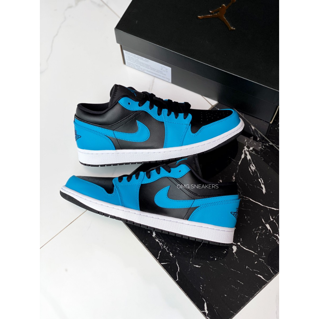 Air Jordan 1 Low Laser Blue Black