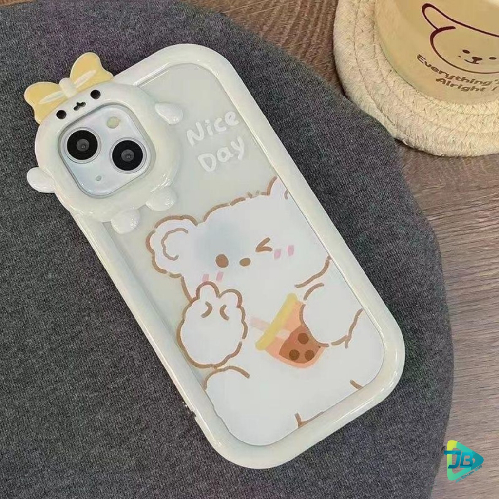 CUSTOM SOFTCASE PITACU FRAME KARAKTER CUSTOM NICE DAY FOR SAMSUNG A02S A03S A03 A04 A11 M11 A12 M12 A13 A23 A04S A21S A22 A32 A33 A30 A20 A50 A30S A50S A51 A52 A53 A73 JB8652