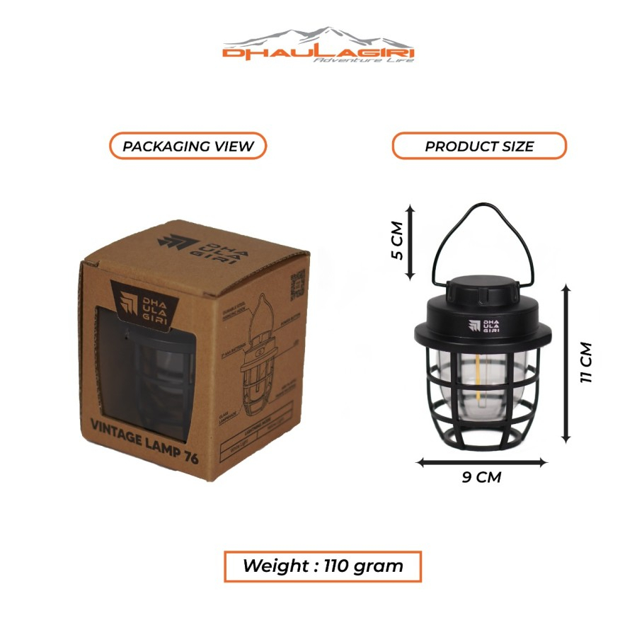 Lampu Camping Dhaulagiri Vintage Lamp 76