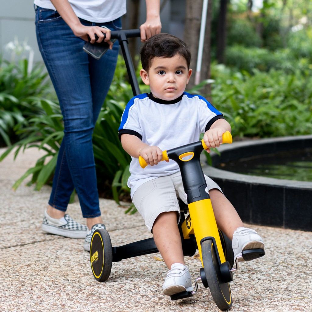 GEKO by Okiedog 5 in 1 Compact Folding Trike - Sepeda Lipat Anak Multifungsi
