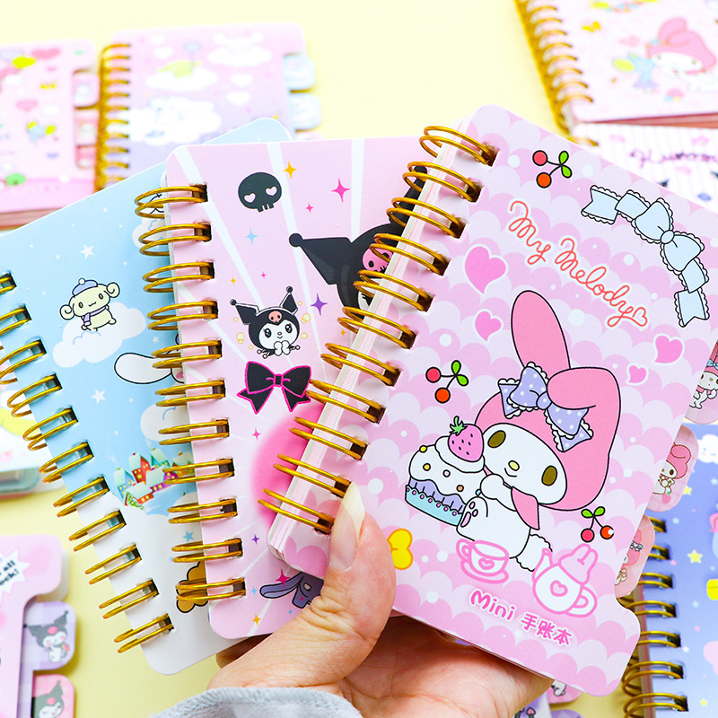 

GJ - MINI MEMO RING NOTEBOOK DENGAN PEMBATAS MOTIF SANRIO KUROMI CINNAMOROLL MY MELODY POCKET BOOK MEMO MINI | STICKY NOTES | NOTEBOOK | NOTEPAD | MINI MEMO RING
