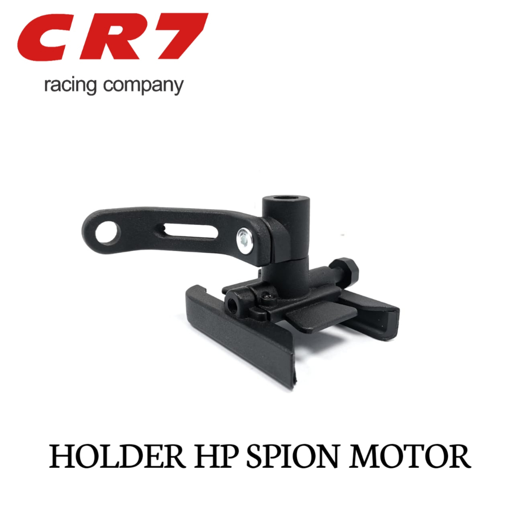 Holder Hp spion Besi Penahan Ponsel Phone Holder HP Motor Handphone Spion Sepeda Motor Stand Bracket CR7