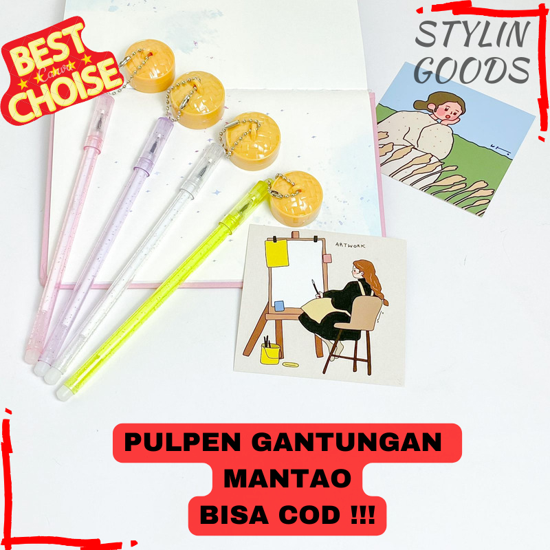 

TERSEDIA PULPEN GANTUNGAN MURAH MANTAO / PEN GEL TINTA HITAM 4/8/12 PCS TERMURAH BISA COD