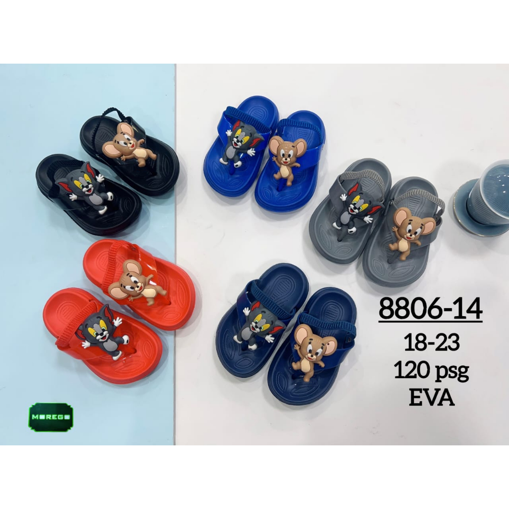 Sandal Jepit Anak Laki-Laki Tom jerry Keren Kualitas Import