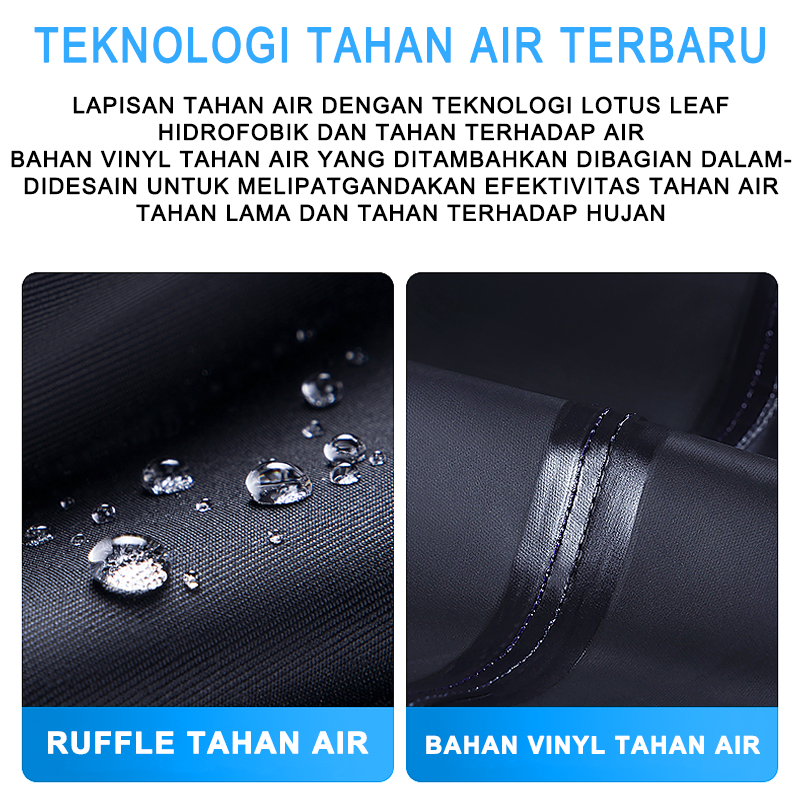 Livideas JAS HUJAN, Raincoat Terbaik Pria Wanita Anti Rembes Mocca