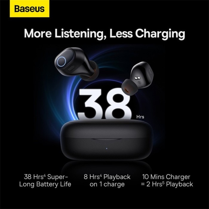 Baseus Bowie WM03 TWS Earphone Bluetooth - True Wireless Earbuds - BT 5.3