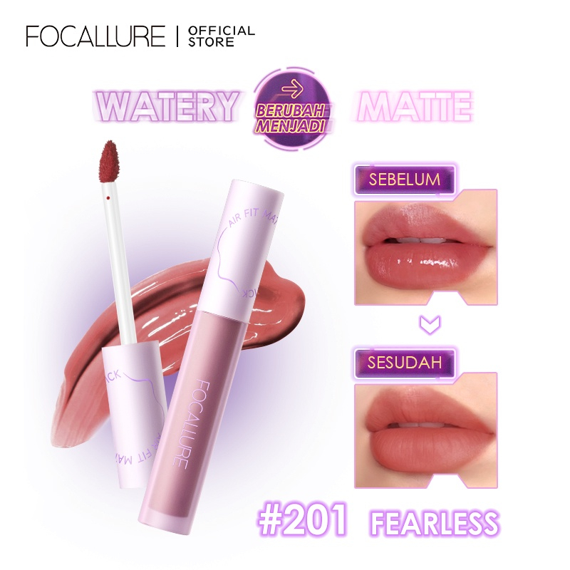 FOCALLURE 3PCS Makeup Set Matte Lipstick Waterproof Long-lasting Makeup set ( Eyeshadow / Lip Tint / Eyebrow Cream)