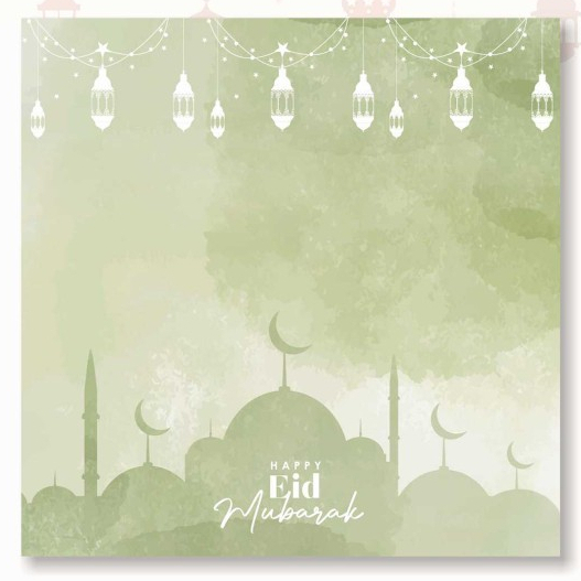 Cake Board Base Edisi Lebaran - Raya 22x22