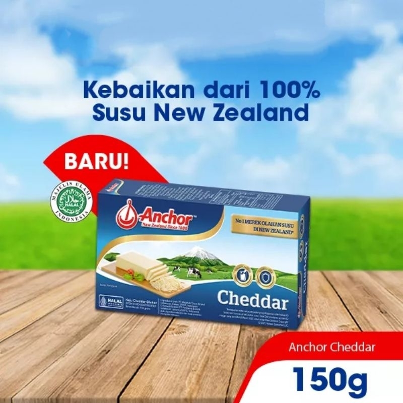 [PROMO] ANCHOR Cheddar Block Cheese 150gr