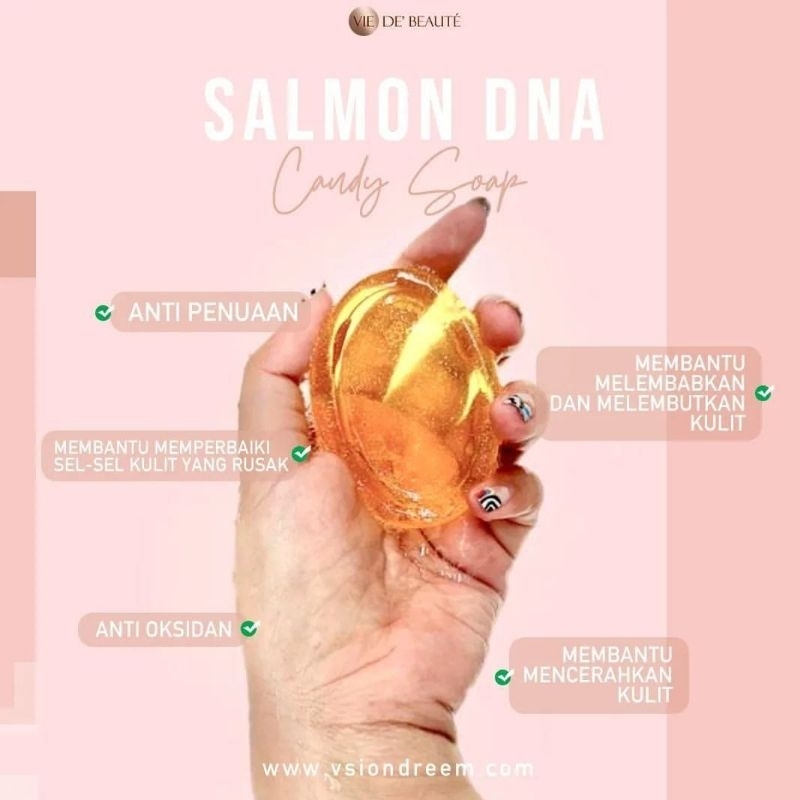 Golden DNA SALMON by Vie de'beaute 100% ORIGINAL + hadiah random