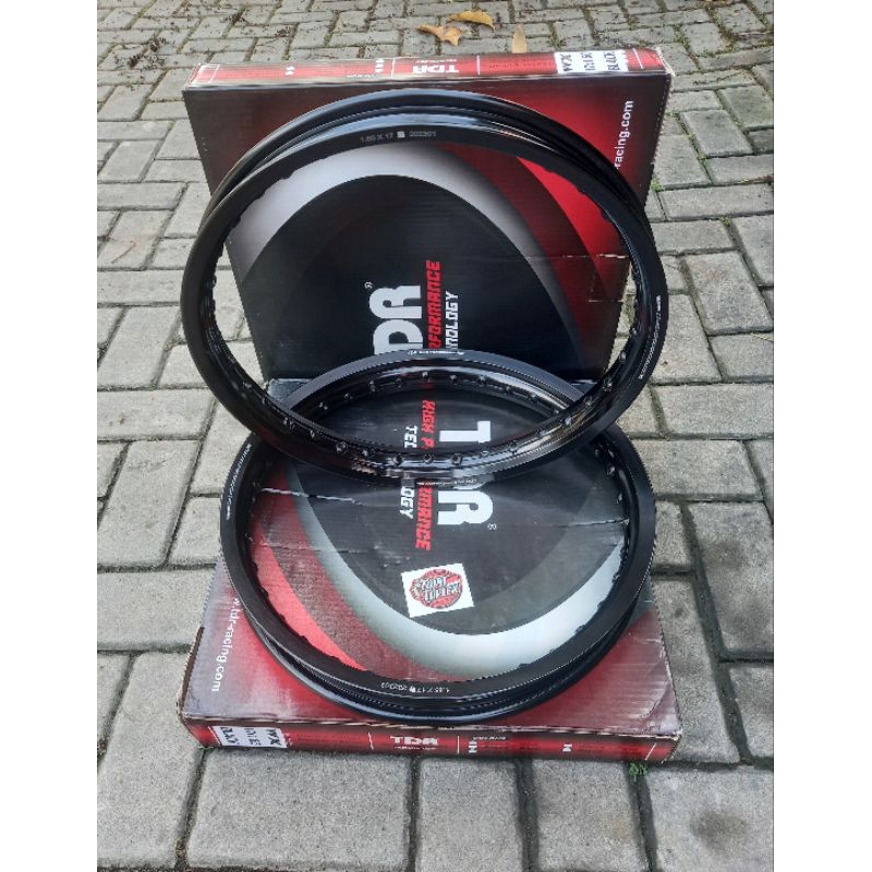 velg TDR 160 185 ring 17 warna hitam