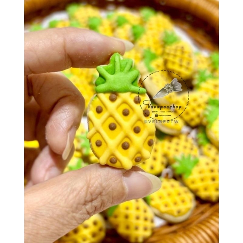 Cetakan Kastengel Nanas / Cookies Cutter Nanas Pineapple / Cetakan Kue Kering Nanas