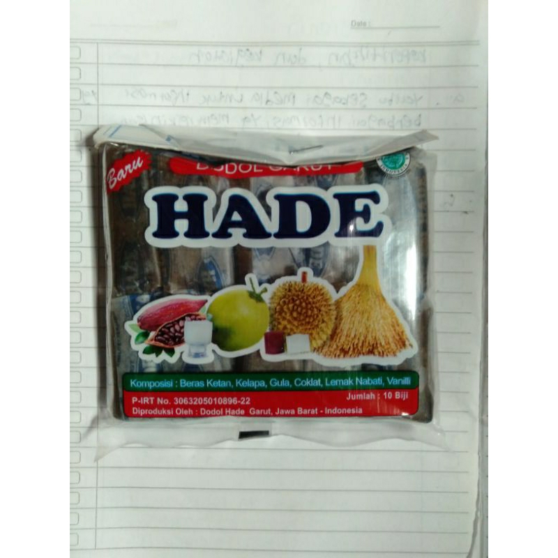 

dodol Garut sebungkus isi 10 pcs