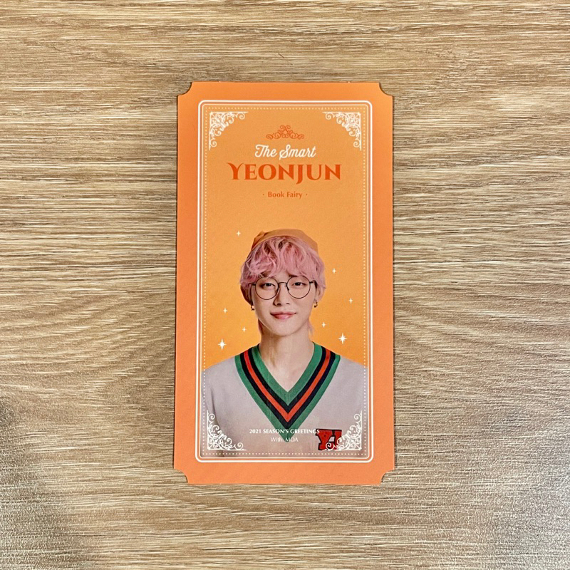 [ READY STOCK ] OFFICIAL TXT YEONJUN SEASON’S GREETINGS SG21 2021 BOOK FAIRY THE SMART YJ PC PHOTOCA
