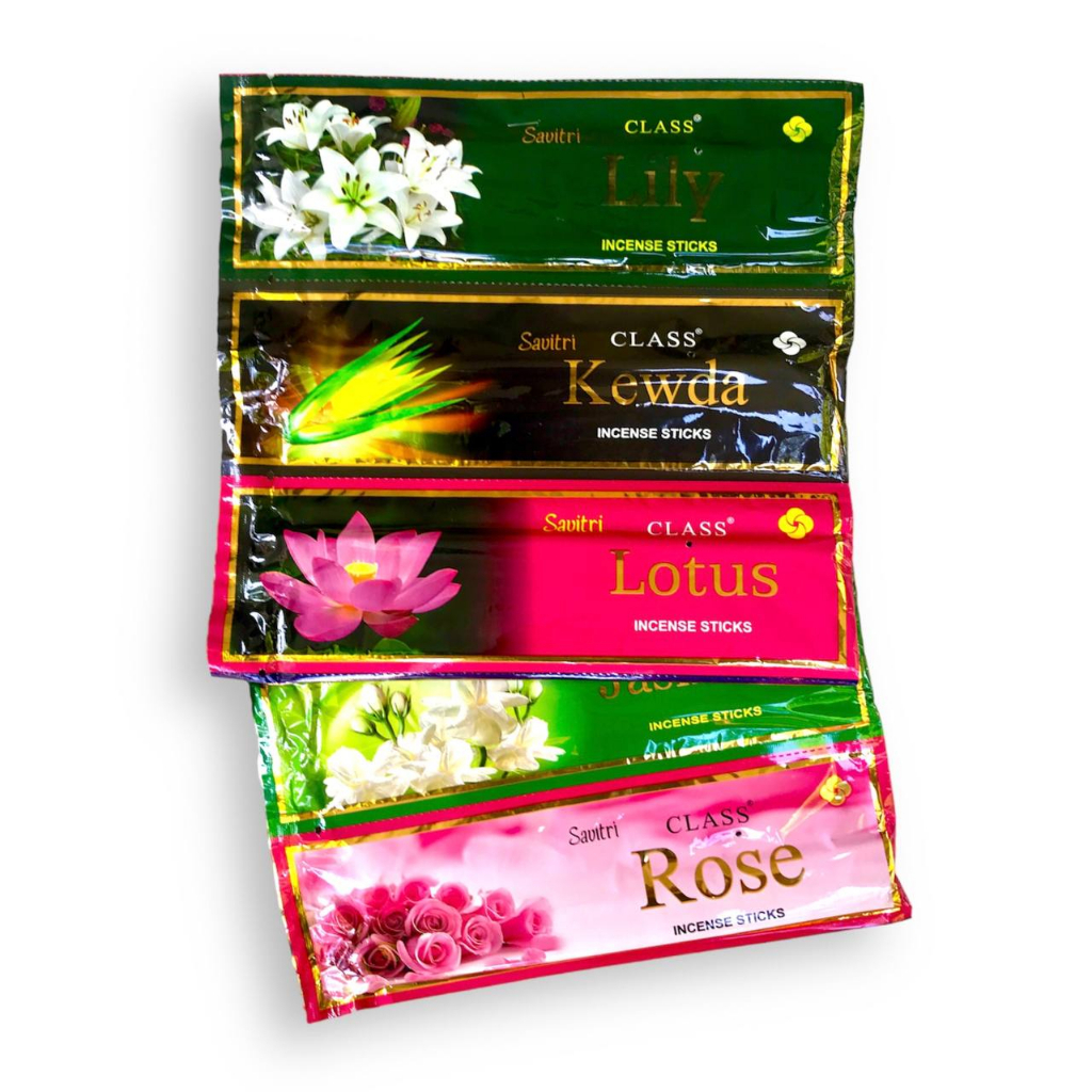 Dupa Renteng Savitri Class Flower Series Import India 1 Renteng isi 6 bungkus