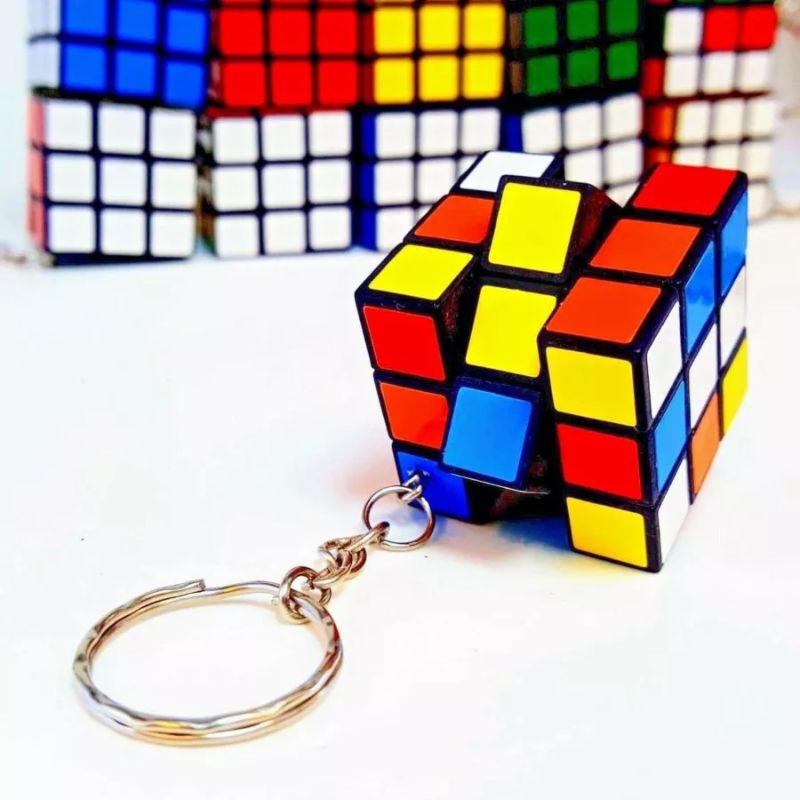 Gantungan Kunci Rubik 3x3 mini