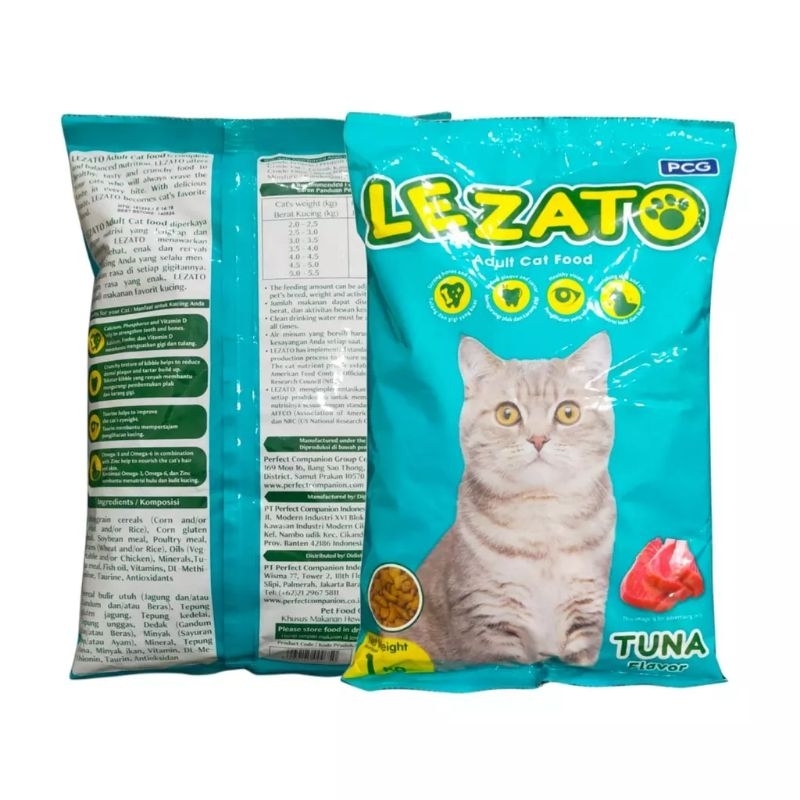 makanan kucing Lezato Freshpack 1kg