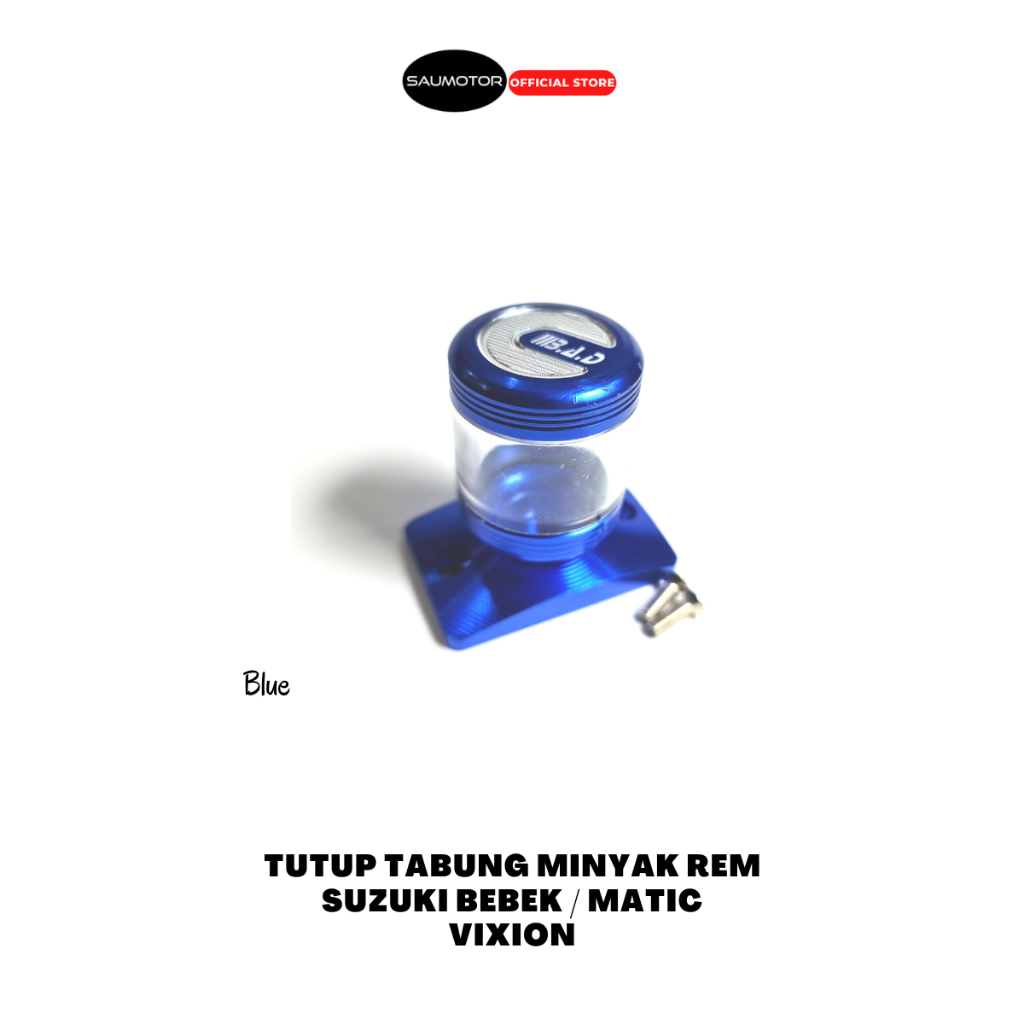 Saumotor Tutup Minyak Rem Vixion Satria Fu Model Stempel Biru Variasi Tutup Minyak Rem Satria
