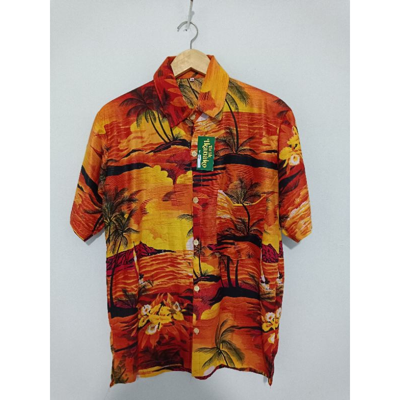 kemeja pantai / kemeja bali / kemeja motif unisex terbaik kekinian / kemeja surfing