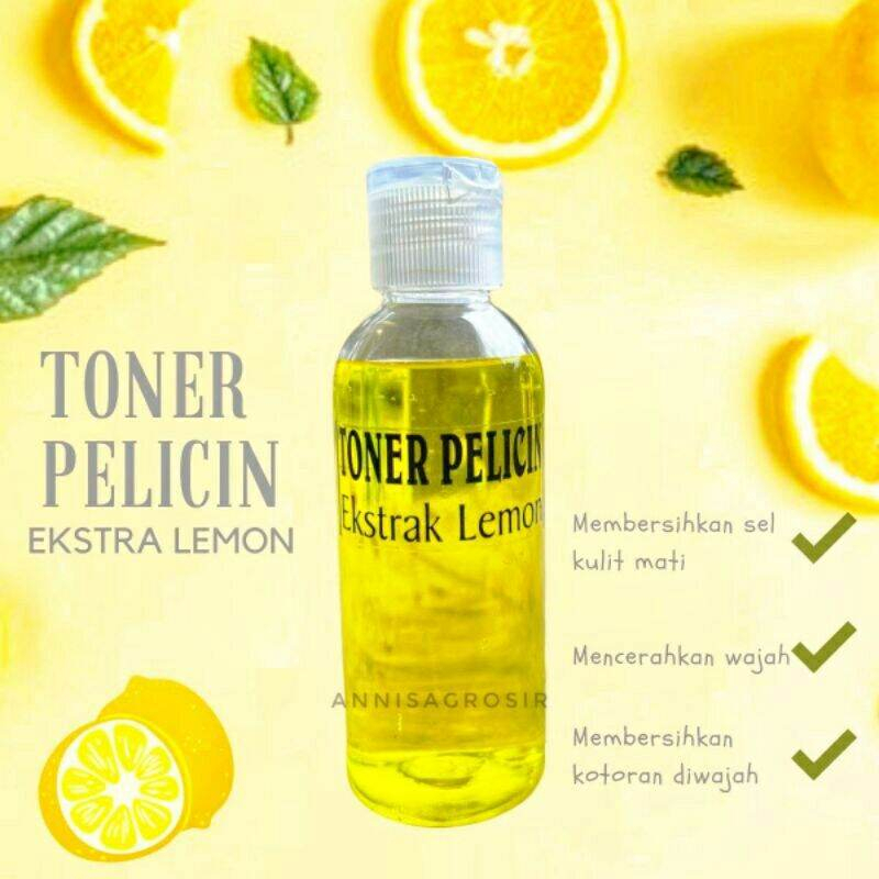 Toner Pelicin Wajah Extra Lemon -  Toner Pelicin Ekstra Lemon 100ml