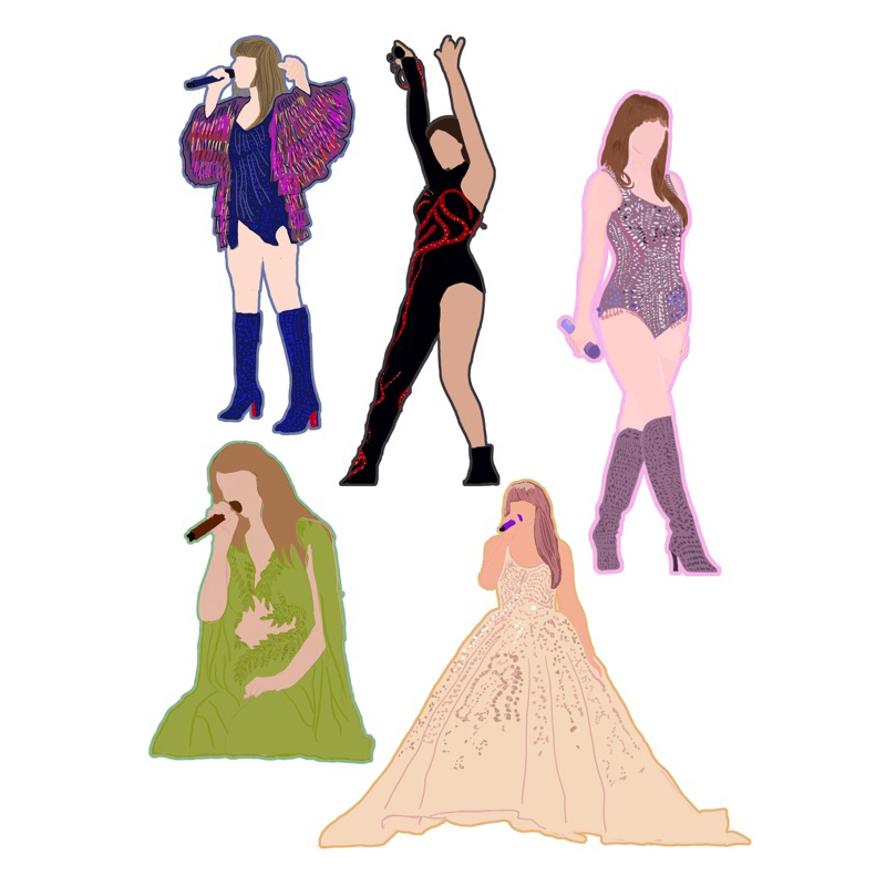 Taylor Swift Eras Tour Stickers