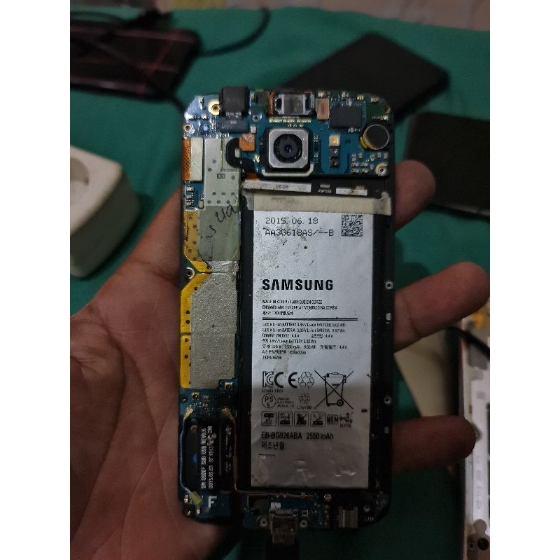 mesin samsung s6 flat normal unit tanpa lcd