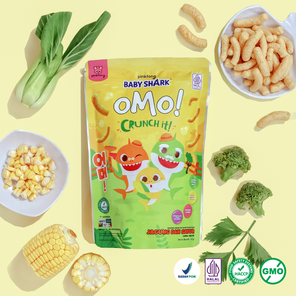 OMO! CRUNCH IT BABY SHARK JAGUNG SAYUR