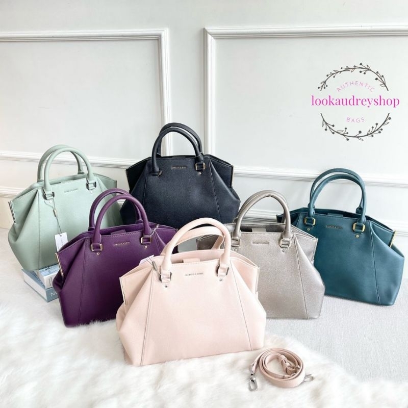 [100% ORIGINAL] CK Structured Large City Bag | Tas CK | Tas Wanita | Tas Selempang Wanita | Tas Jinj