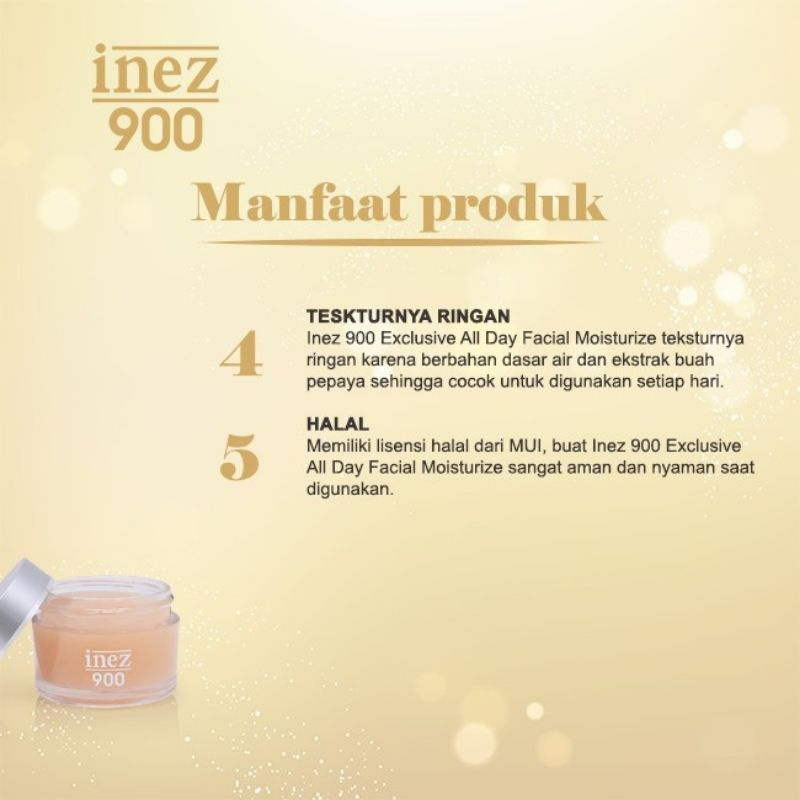 MFI - INEZ Exclusive All Day Facial Moisturizer | READY STOCK