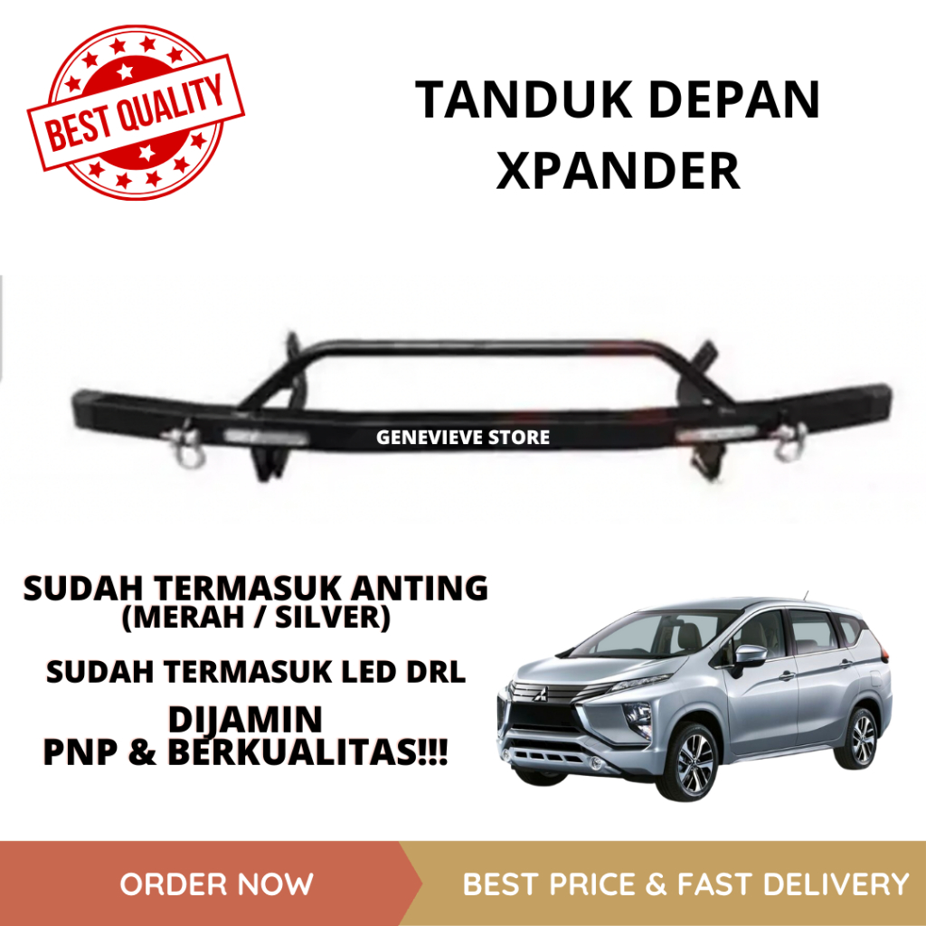 TANDUK DEPAN MINI XPANDER EXCEED CROSS ULTIMATE - BESI PELINDUNG BUMPER DEPAN XPANDER