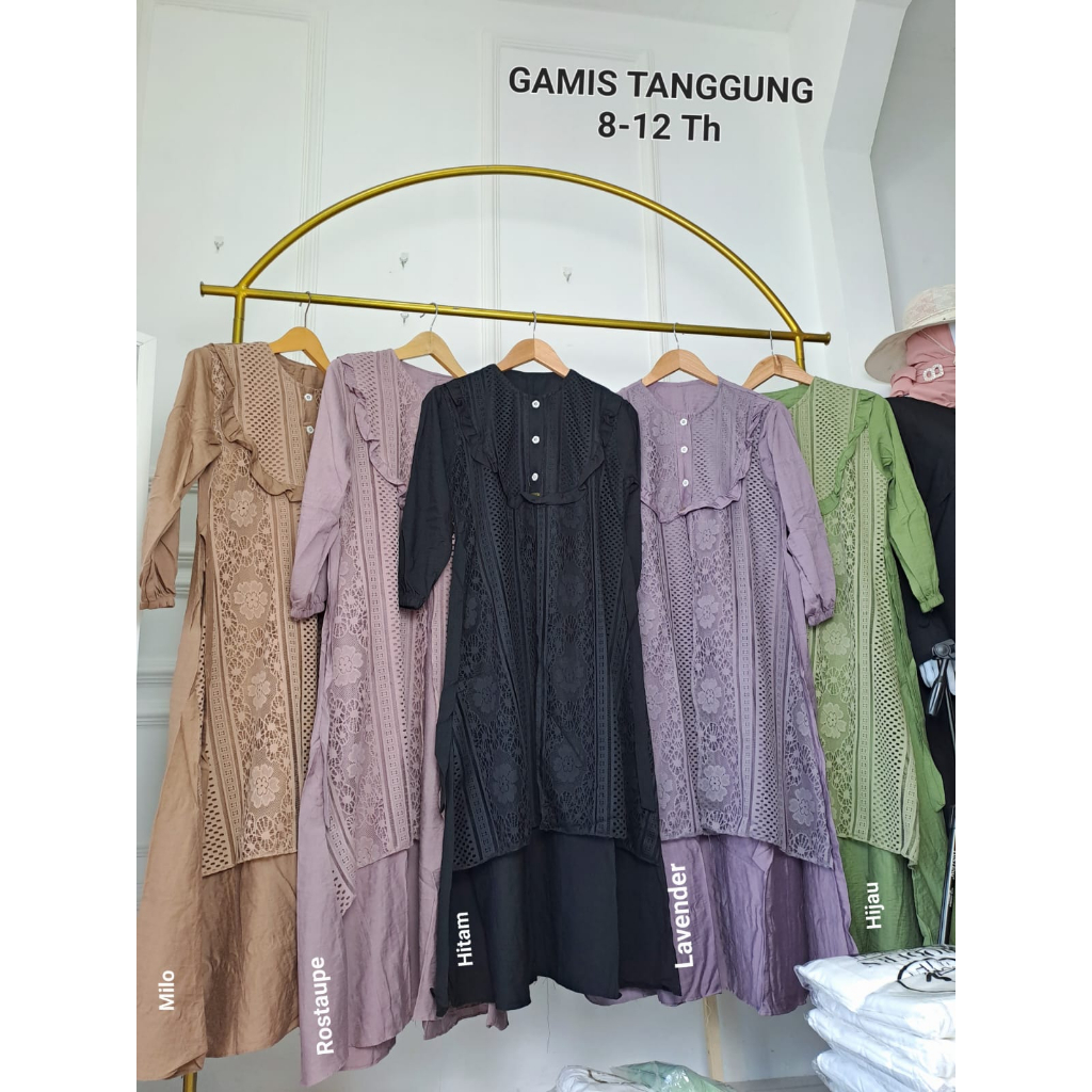 GAMIS ANAK TANGGUNG BRUKAT OUTER  8-10 TAHUN