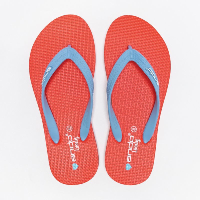 SANDAL ANDO CARITA WANITA - SANDAL JEPIT CEWEK MOTIF POLOS