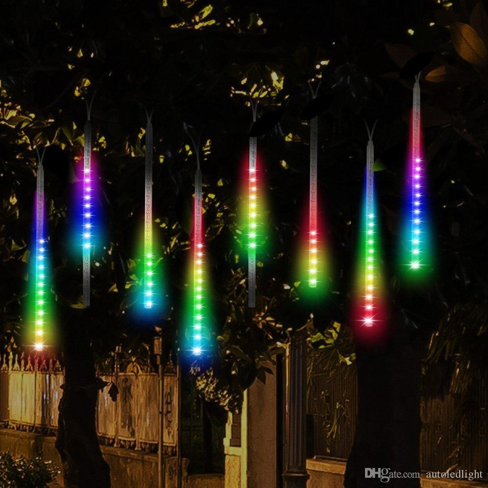 Lampu Meteor Warna Warni Lampu Air Jatuh Lampu Tetes RGB Led tetes / led tetes rgb / led hujan / led