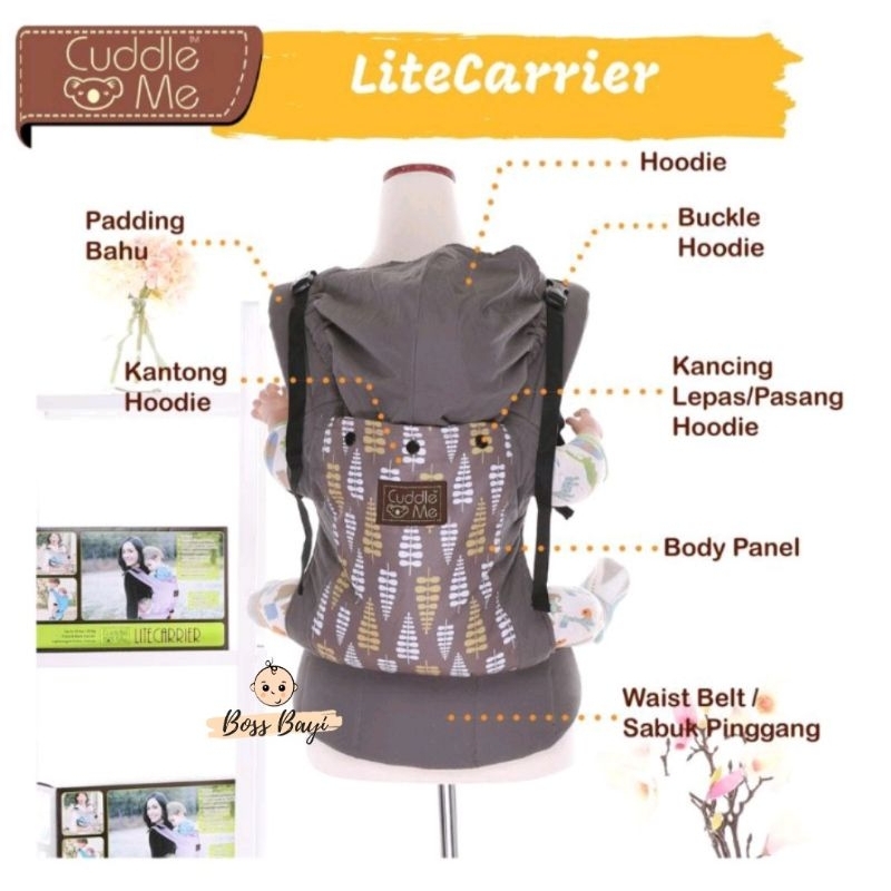 CUDDLE ME - LITE CARRIER / Gendongan Bayi