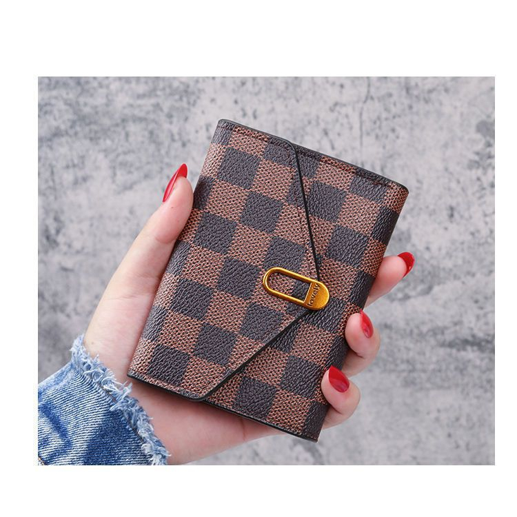 Dompet Lipat Mini Wanita Cute Fashion Wanita Dompet leather
