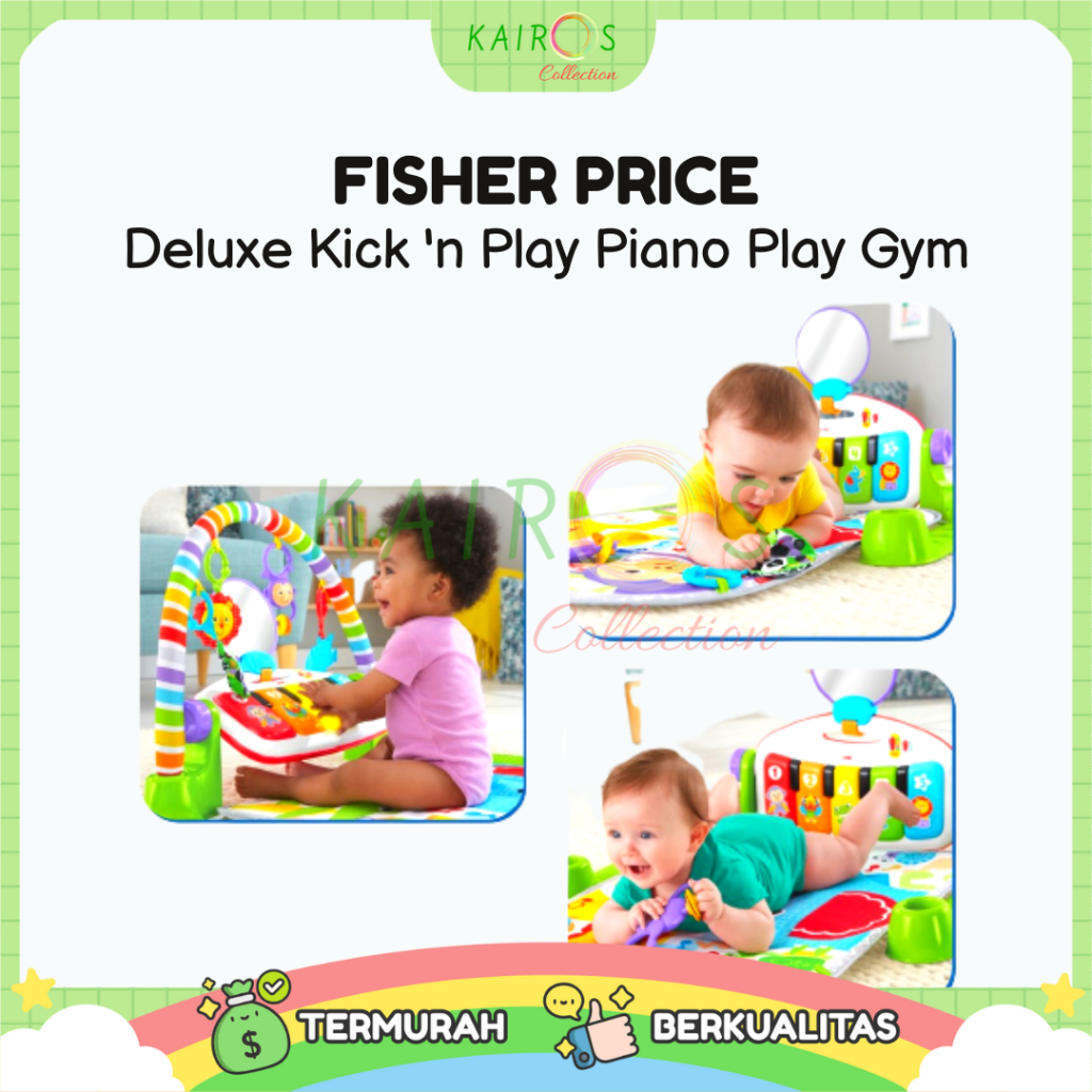 Fisher Price Deluxe Kick &amp; Play Piano Play Gym