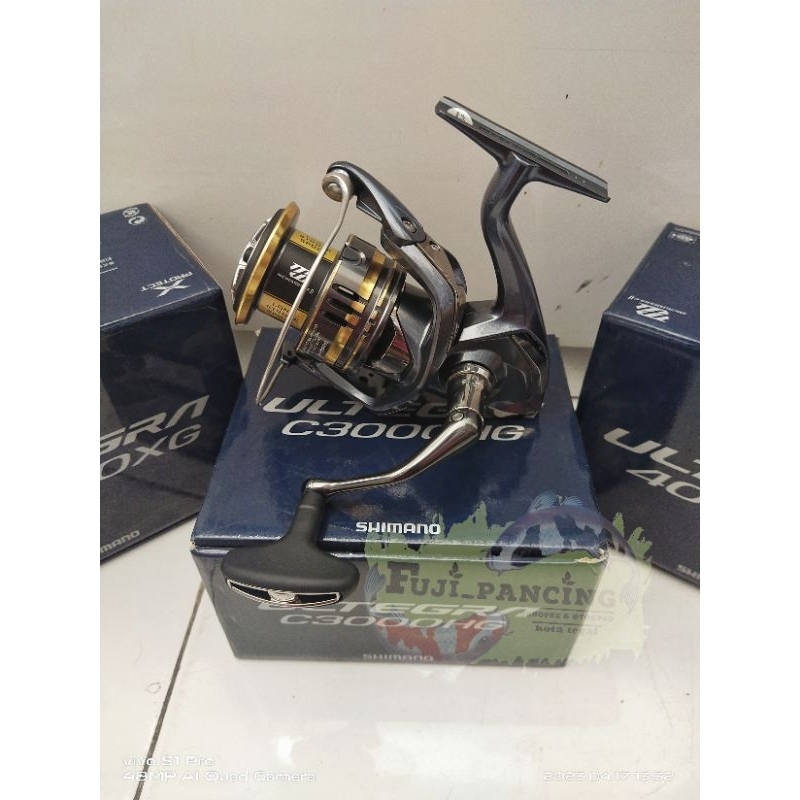 Rell Shimano ULTEGRA (Power handle & SW)  C3000HG, 4000XG, C5000XG.   -Dapat pelindung packing 3 lap