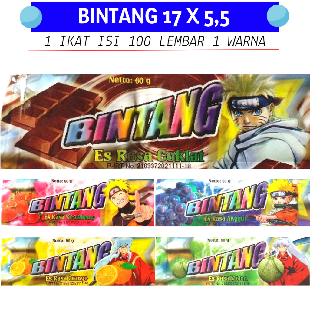 

AGEN KEMASAN ES KRIM - PLASTIK PEMBUNGKUS ICE CREAM- JUAL KEMASAN ES LILIN (BINTANG)