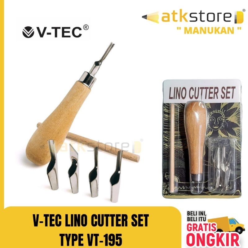 

V TEC LINO BLOCK CUTTER SET VT-195 KARET PISAU CUKIL UNTUK KERAJINAN