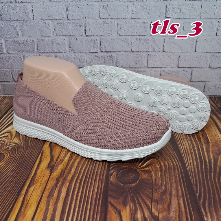 Sepatu Wanita Spark Tb58 Tc30 36-40 Sepatu Slip On Rajut Import